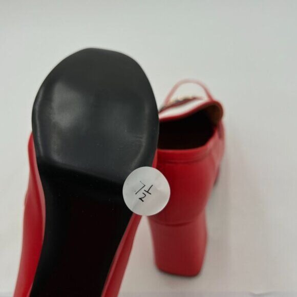 Platform Loafers High Block Heeled Mary Janes for Women Ladies Comfortable - Picture 5 of 7